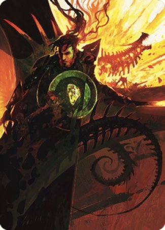 Mishra's Command Art Card [The Brothers' War Art Series] | Black Swamp Games