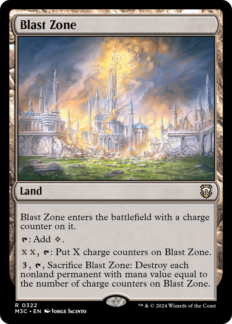 Blast Zone (Ripple Foil) [Modern Horizons 3 Commander] | Black Swamp Games
