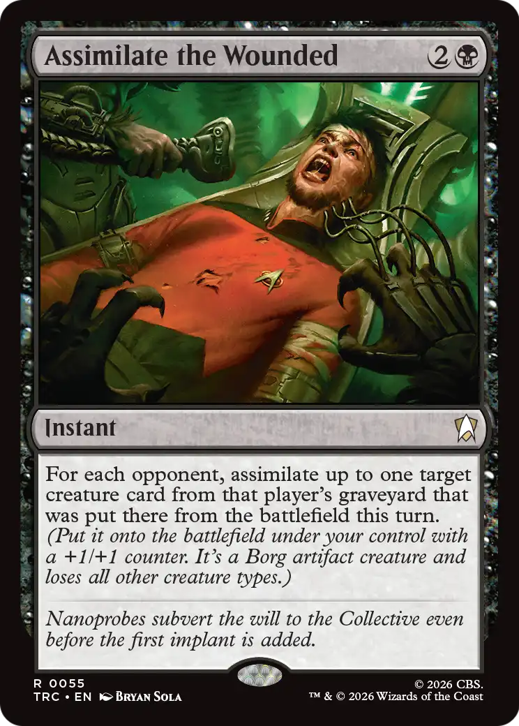 Assimilate the Wounded (Surge Foil) [Star Trek Commander] | Black Swamp Games