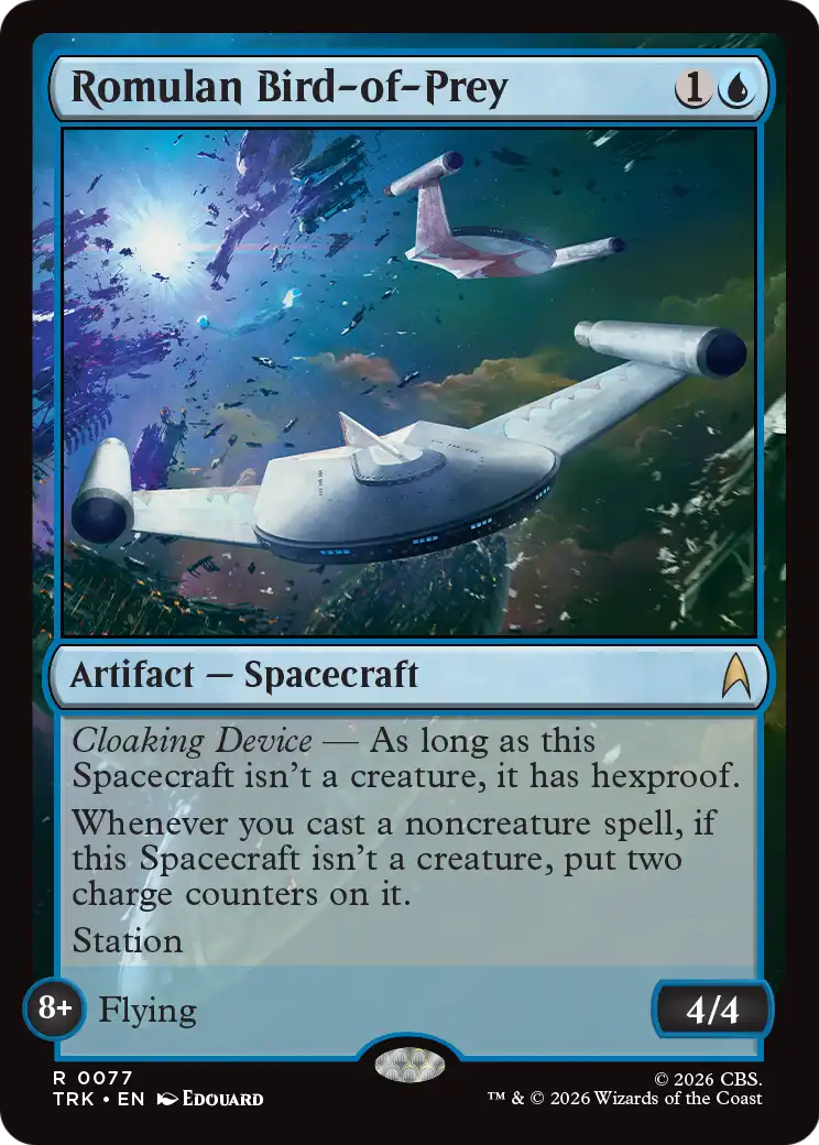 Romulan Bird-of-Prey [Star Trek] | Black Swamp Games