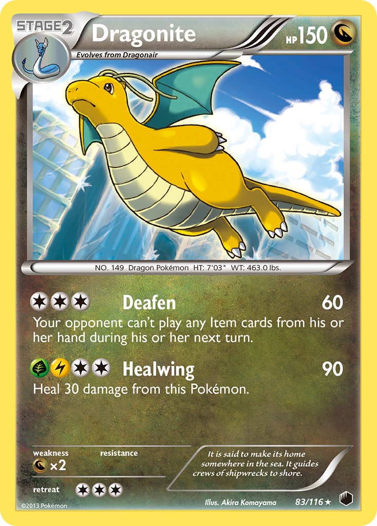 Dragonite (83/116) (Cosmos Holo) (Blister Exclusive) [Black & White: Plasma Freeze] | Black Swamp Games