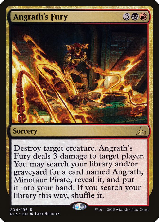 Angrath's Fury [Rivals of Ixalan] | Black Swamp Games