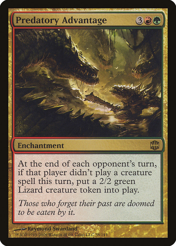 Predatory Advantage [Alara Reborn] | Black Swamp Games
