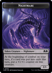 Nightmare // Food (0010) Double-Sided Token [Wilds of Eldraine Tokens] | Black Swamp Games
