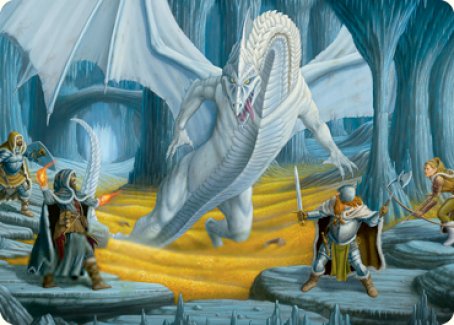 Cave of the Frost Dragon Art Card [Dungeons & Dragons: Adventures in the Forgotten Realms Art Series] | Black Swamp Games