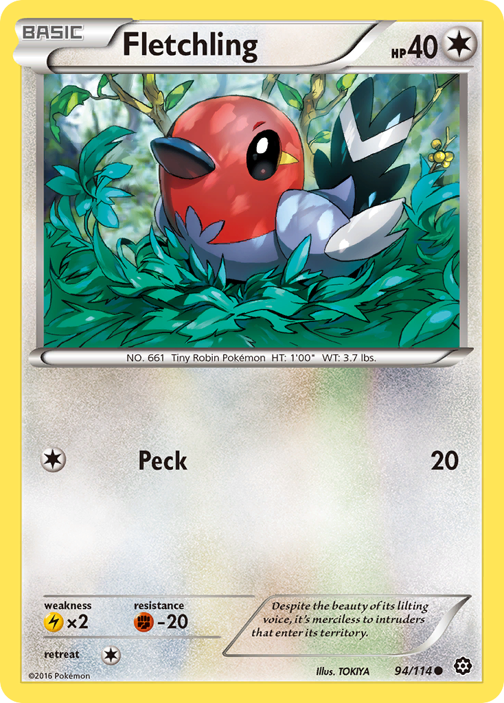 Fletchling (94/114) [XY: Steam Siege] | Black Swamp Games