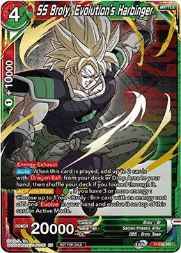 SS Broly, Evolution's Harbinger (Gold Stamped) (P-336) [Tournament Promotion Cards] | Black Swamp Games