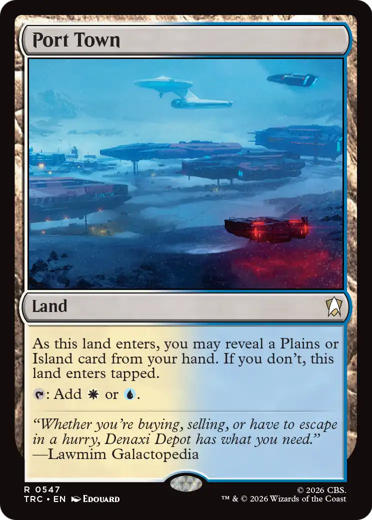Port Town (Surge Foil) [Star Trek Commander] | Black Swamp Games