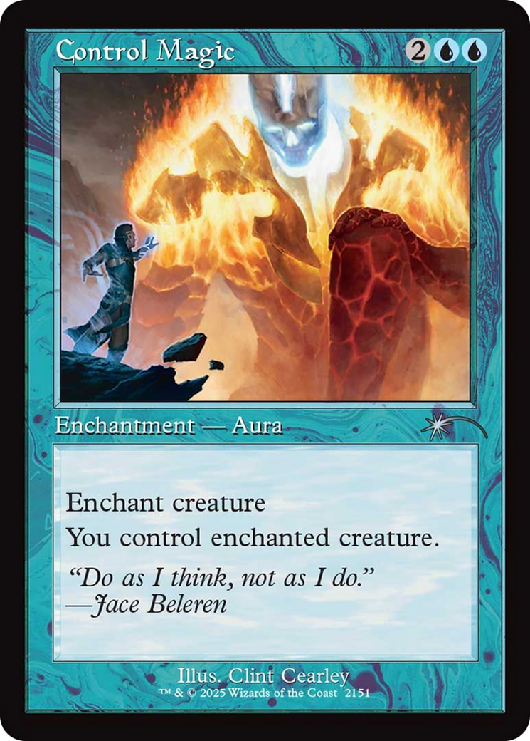 Control Magic (Retro Frame) [Secret Lair Drop Series] | Black Swamp Games