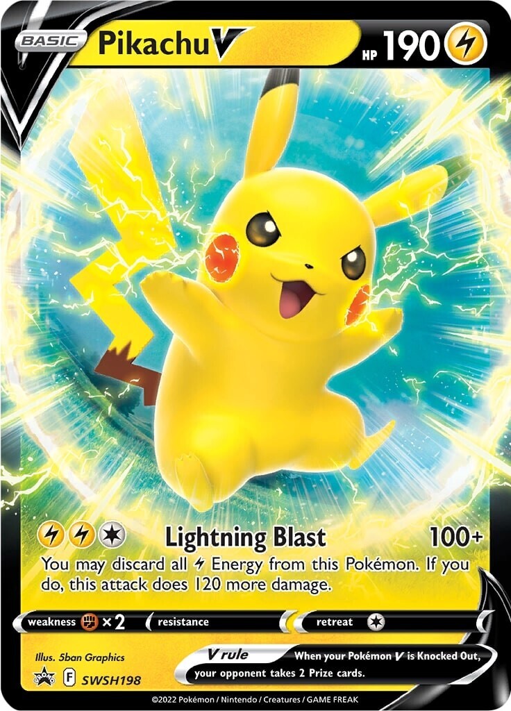 Pikachu V (SWSH198) [Sword & Shield: Black Star Promos] | Black Swamp Games