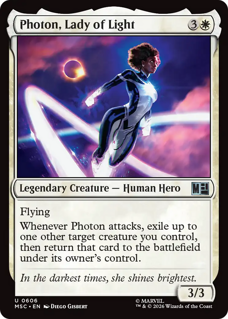 Photon, Lady of Light [Marvel Super Heroes Commander] | Black Swamp Games