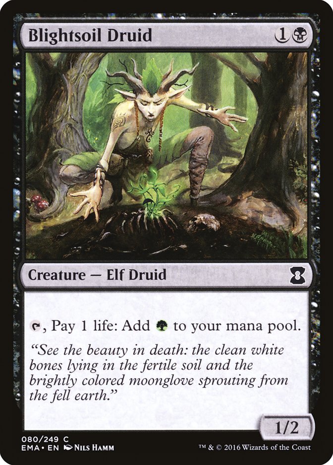 Blightsoil Druid [Eternal Masters] | Black Swamp Games