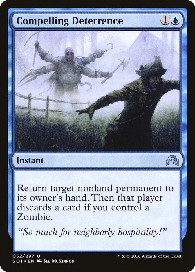 Compelling Deterrence [Shadows over Innistrad] | Black Swamp Games