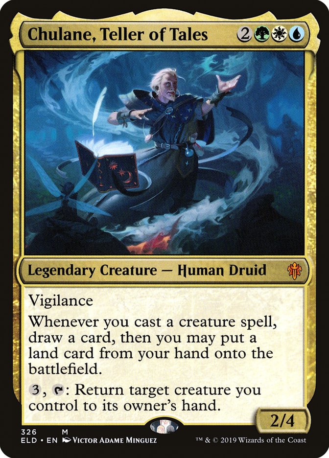 Chulane, Teller of Tales [Throne of Eldraine] | Black Swamp Games