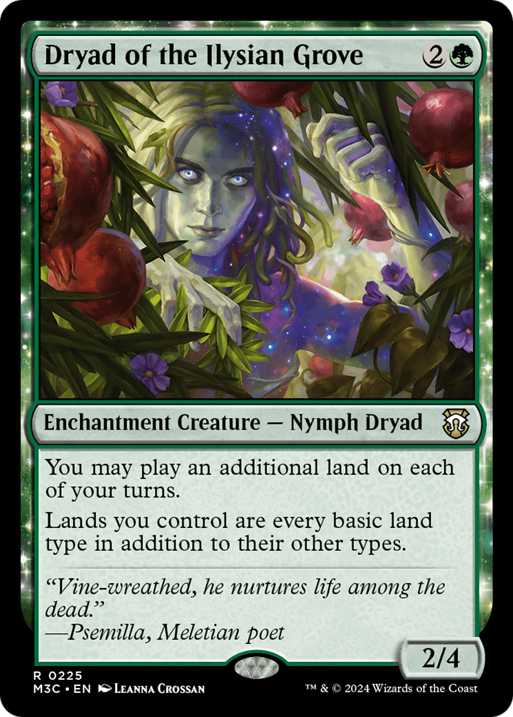 Dryad of the Ilysian Grove (Ripple Foil) [Modern Horizons 3 Commander] | Black Swamp Games