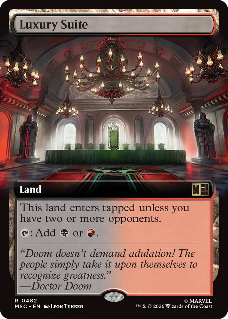 Luxury Suite (Extended Art) [Marvel Super Heroes Commander] | Black Swamp Games