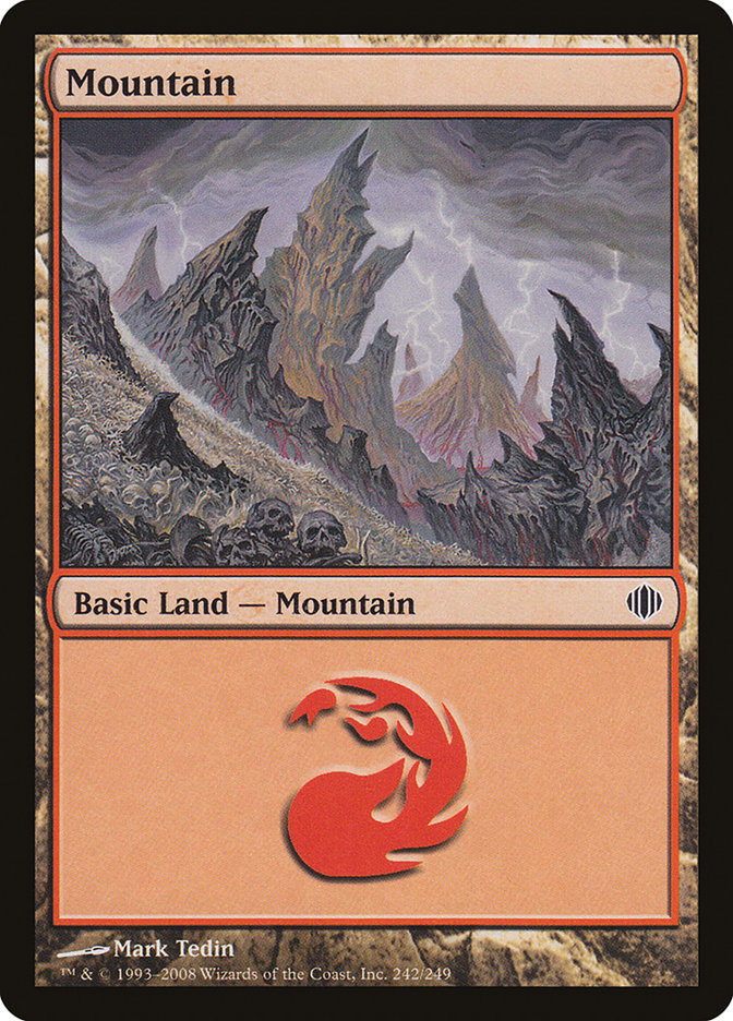 Mountain (242) [Shards of Alara] | Black Swamp Games