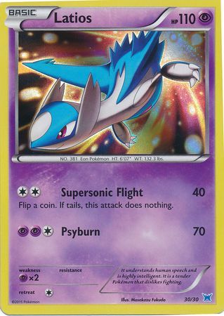 Latios (30/30) [XY: Trainer Kit 2 - Latios] | Black Swamp Games