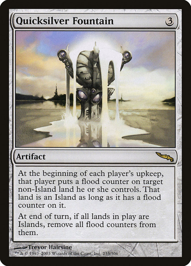 Quicksilver Fountain [Mirrodin] | Black Swamp Games