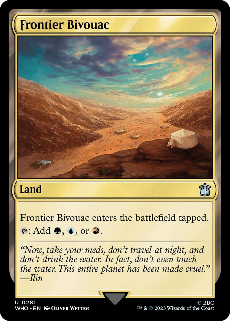 Frontier Bivouac [Doctor Who] | Black Swamp Games
