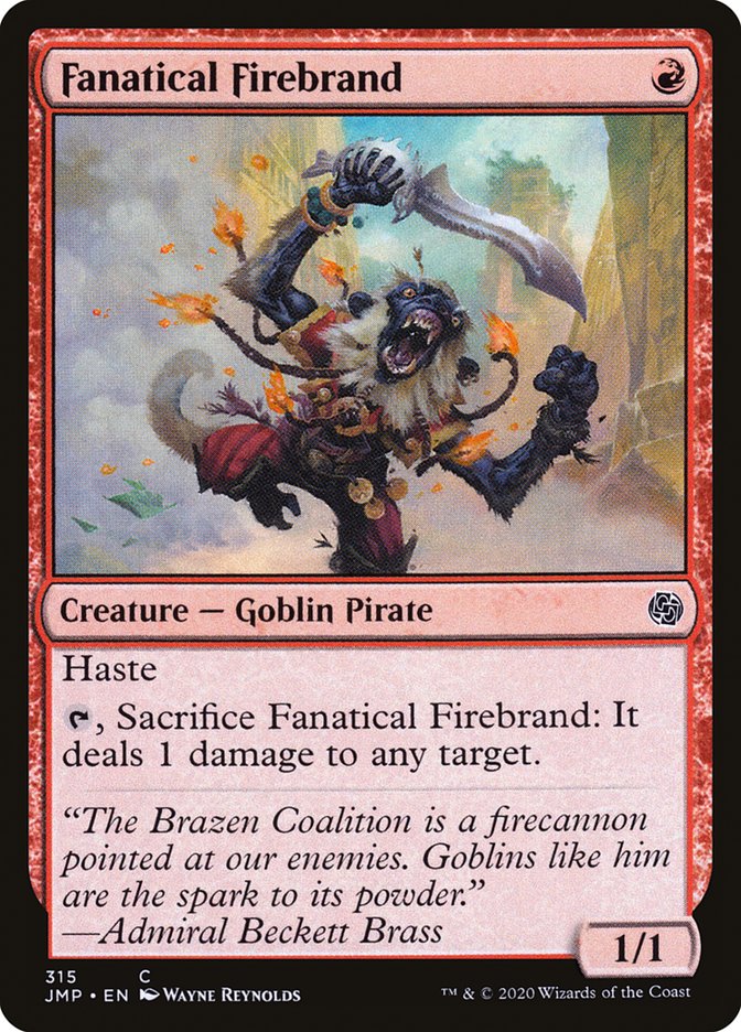 Fanatical Firebrand [Jumpstart] | Black Swamp Games