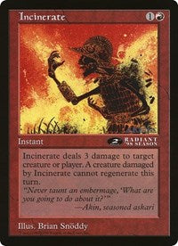 Incinerate (Oversized) [Oversize Cards] | Black Swamp Games
