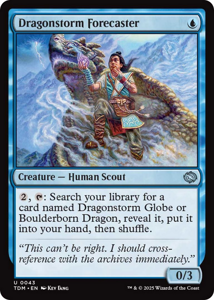 Dragonstorm Forecaster [Tarkir: Dragonstorm] | Black Swamp Games