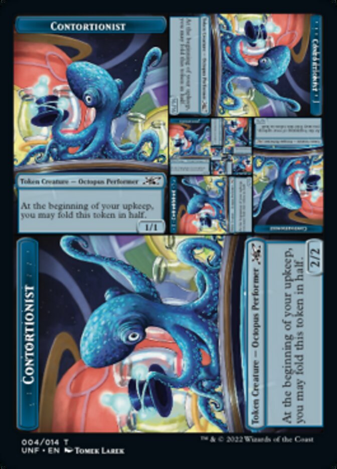 Contortionist Double-Sided Token [Unfinity Tokens] | Black Swamp Games
