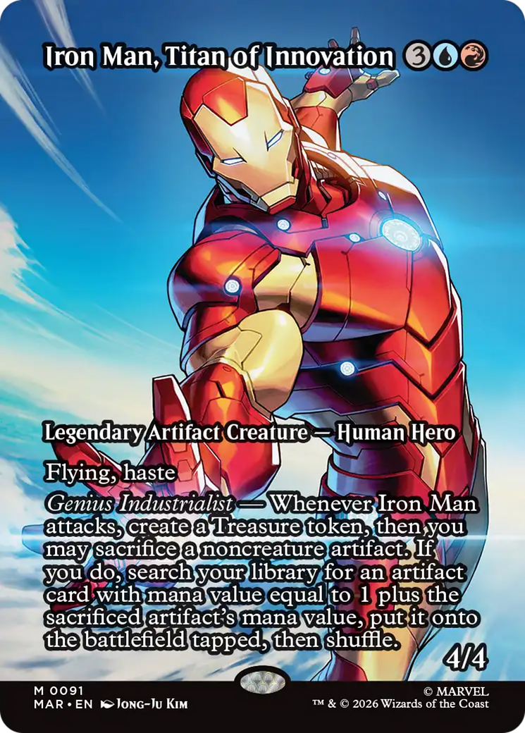 Iron Man, Titan of Innovation (Borderless) [Marvel Universe: Eternal-Legal] | Black Swamp Games