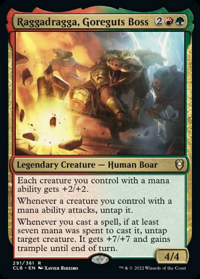 Raggadragga, Goreguts Boss [Commander Legends: Battle for Baldur's Gate] | Black Swamp Games