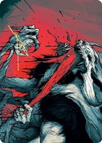 Vorinclex, Monstrous Raider 2 Art Card (Gold-Stamped Signature) [Kaldheim Art Series] | Black Swamp Games