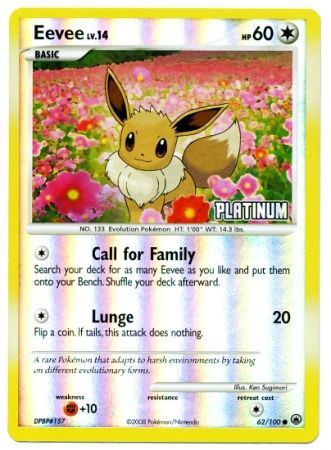 Eevee (62/100) [Burger King Promos: 2009 Collection] | Black Swamp Games