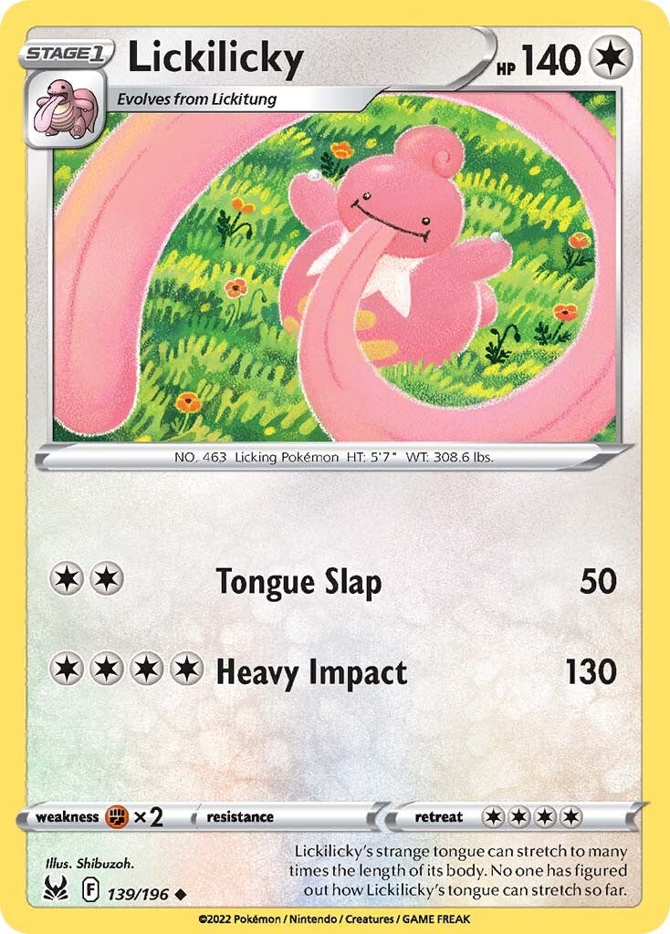 Lickilicky (139/196) [Sword & Shield: Lost Origin] | Black Swamp Games