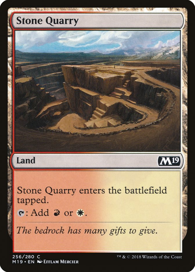 Stone Quarry [Core Set 2019] | Black Swamp Games