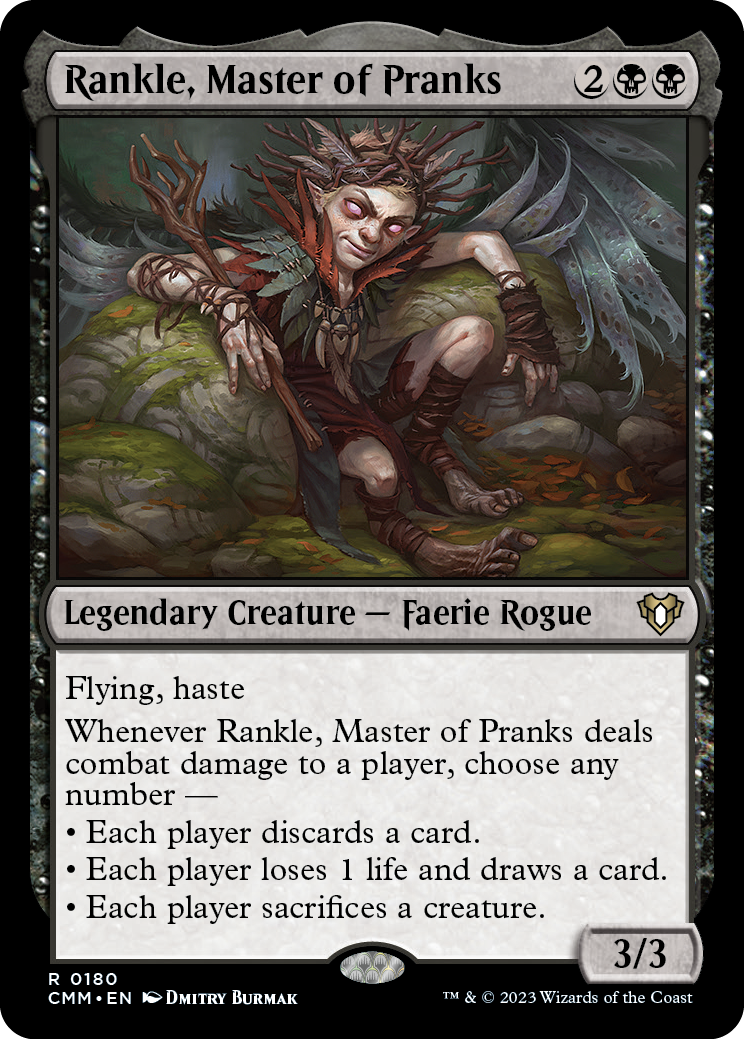 Rankle, Master of Pranks [Commander Masters] | Black Swamp Games