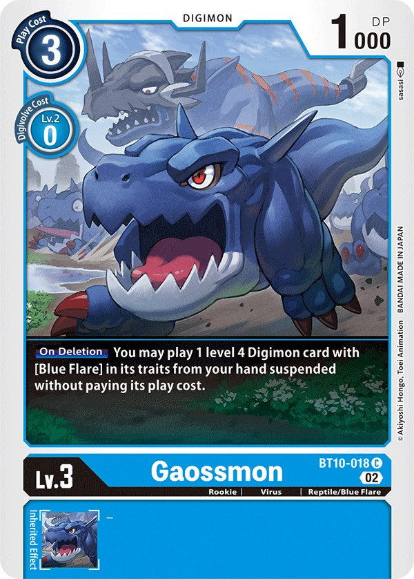 Gaossmon [BT10-018] [Xros Encounter] | Black Swamp Games