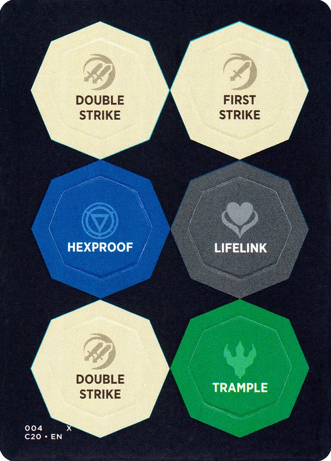 Ability Punchcard (004) [Commander 2020 Tokens] | Black Swamp Games