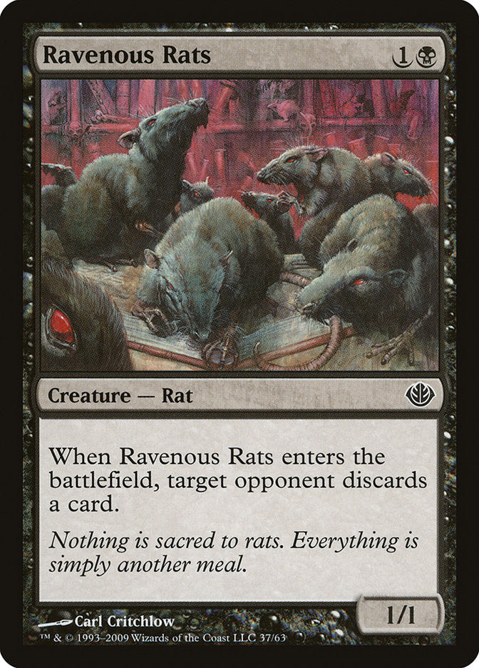 Ravenous Rats [Duel Decks: Garruk vs. Liliana] | Black Swamp Games