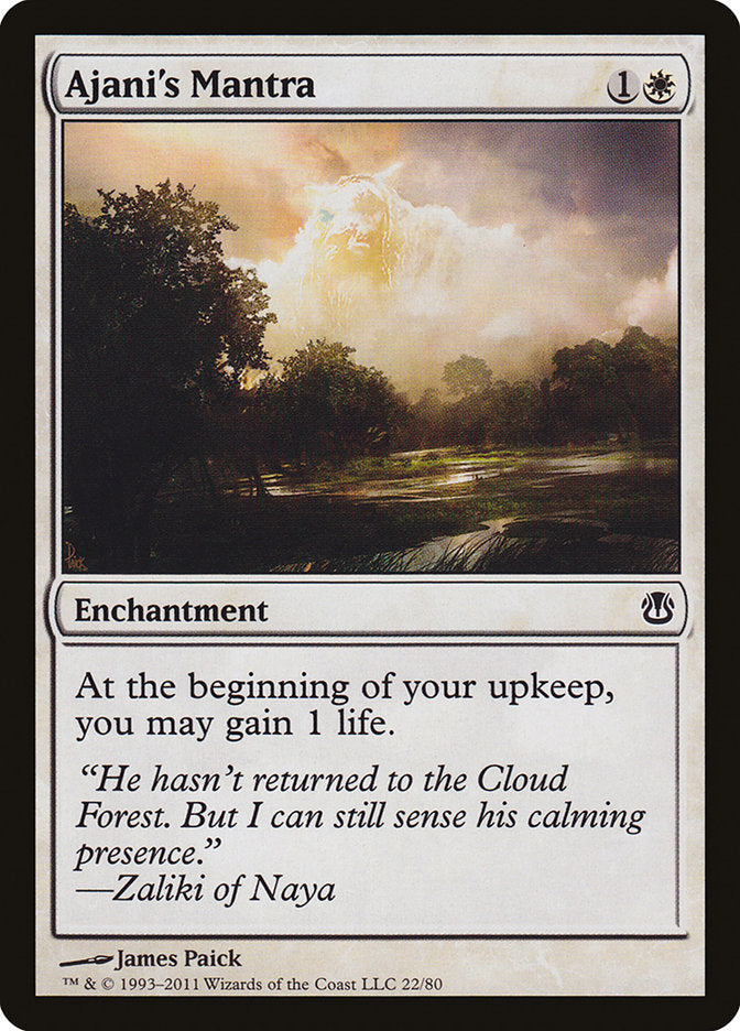 Ajani's Mantra [Duel Decks: Ajani vs. Nicol Bolas] | Black Swamp Games