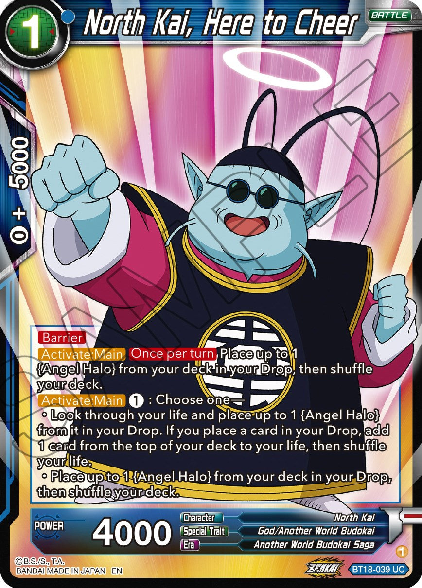 North Kai, Here to Cheer (BT18-039) [Dawn of the Z-Legends] | Black Swamp Games