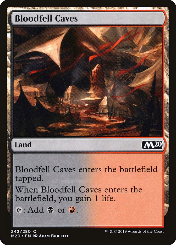 Bloodfell Caves [Core Set 2020] | Black Swamp Games