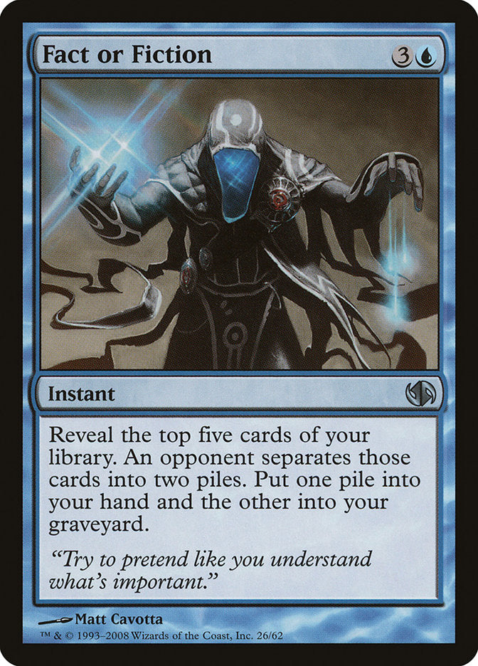 Fact or Fiction [Duel Decks: Jace vs. Chandra] | Black Swamp Games