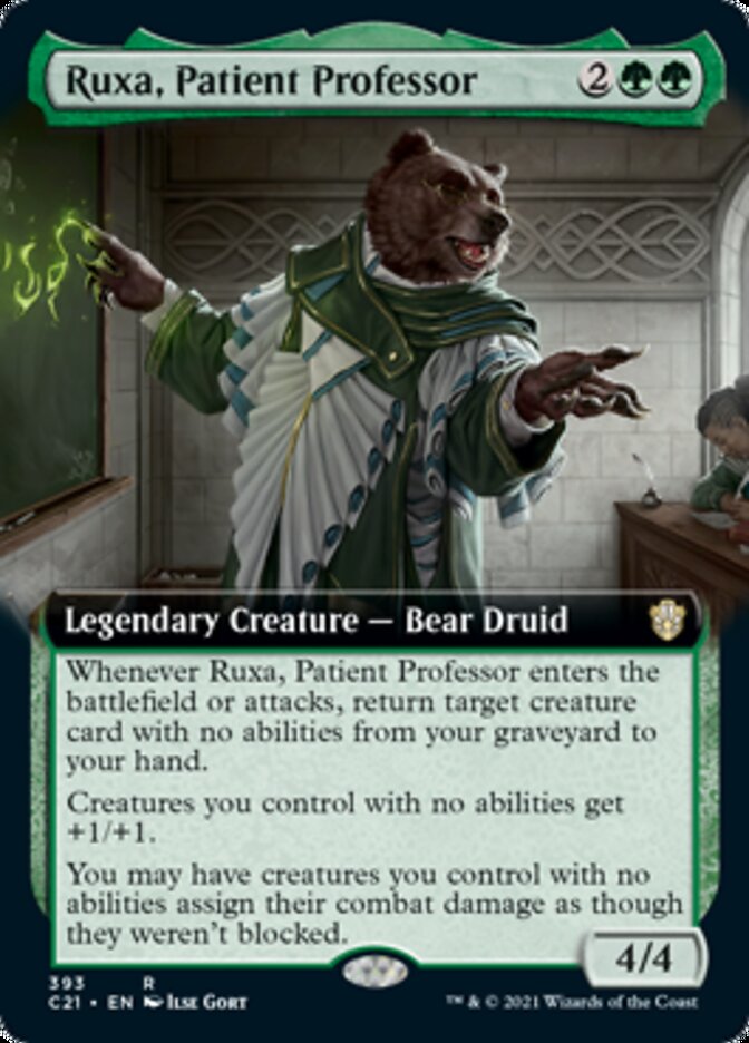 Ruxa, Patient Professor (Extended Art) [Commander 2021] | Black Swamp Games