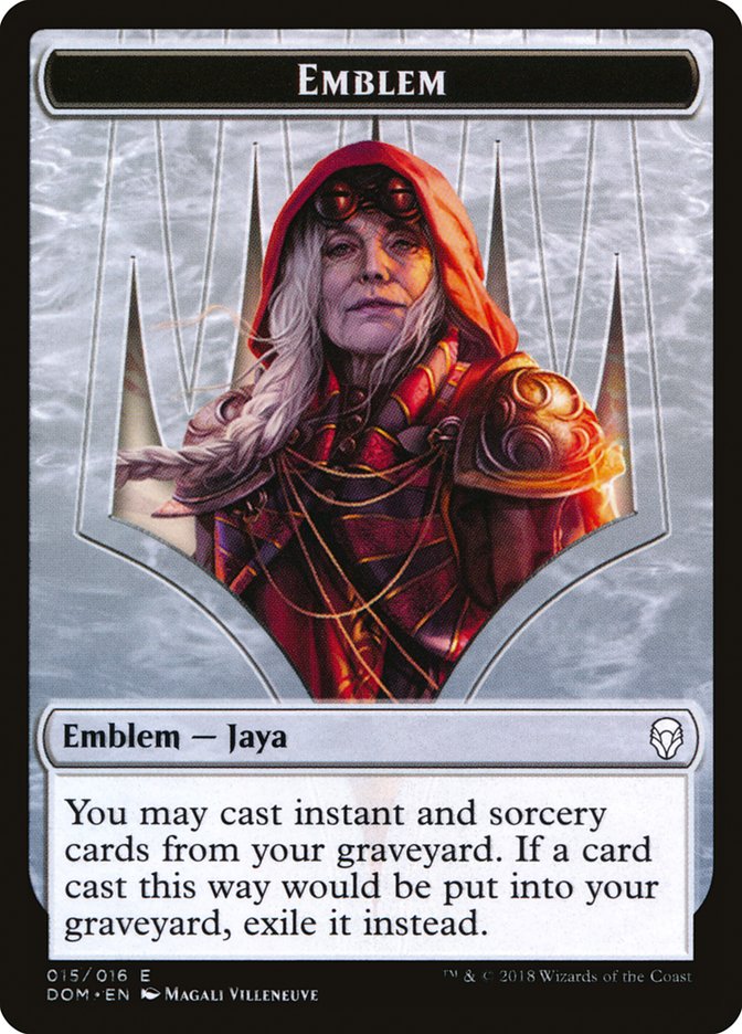 Jaya Ballard Emblem [Dominaria Tokens] | Black Swamp Games