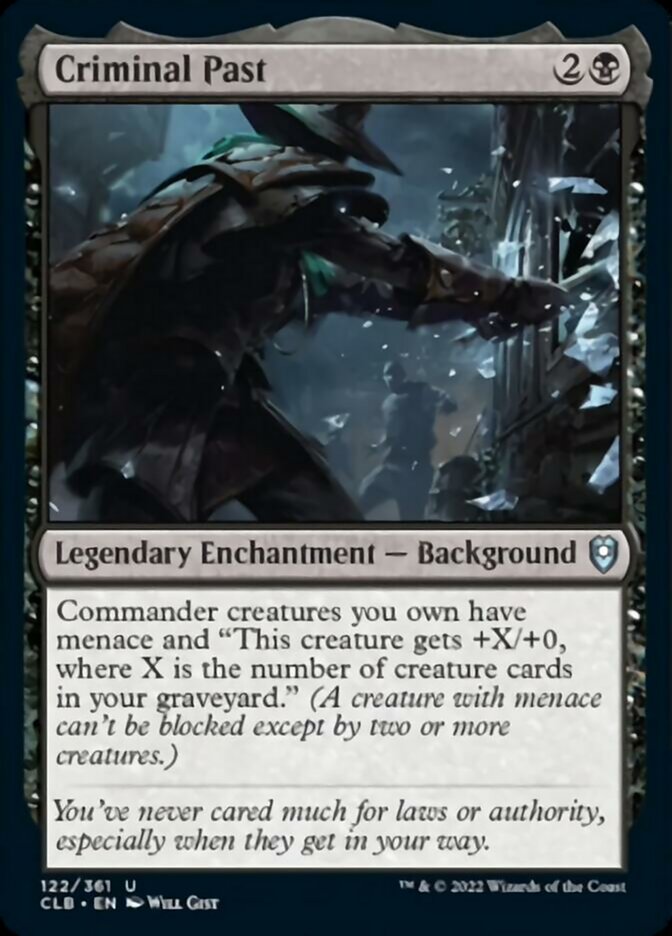 Criminal Past [Commander Legends: Battle for Baldur's Gate] | Black Swamp Games