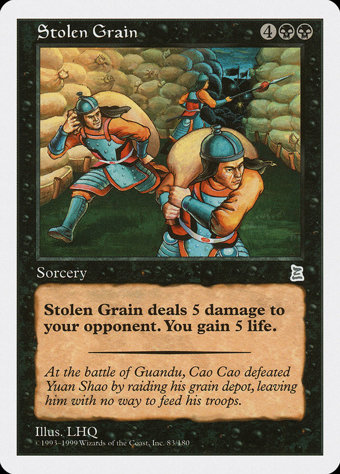 Stolen Grain [Portal Three Kingdoms] | Black Swamp Games