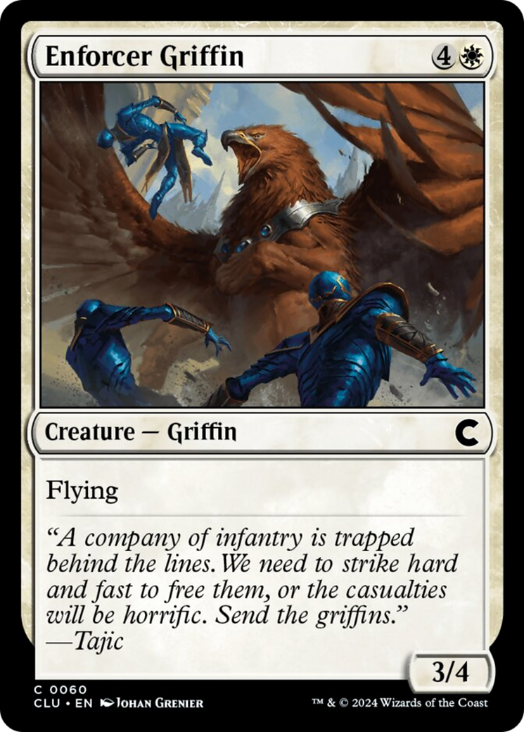 Enforcer Griffin [Ravnica: Clue Edition] | Black Swamp Games
