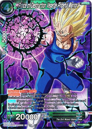 Prince of Destruction Vegeta, Prideful Warrior (BT11-066) [Vermilion Bloodline 2nd Edition] | Black Swamp Games