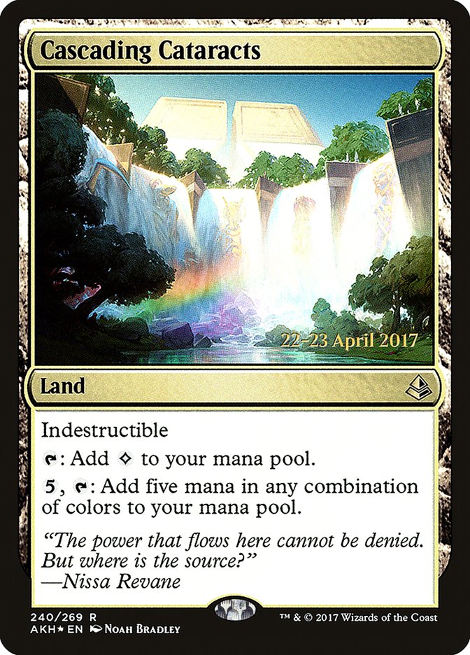 Cascading Cataracts [Amonkhet Prerelease Promos] | Black Swamp Games
