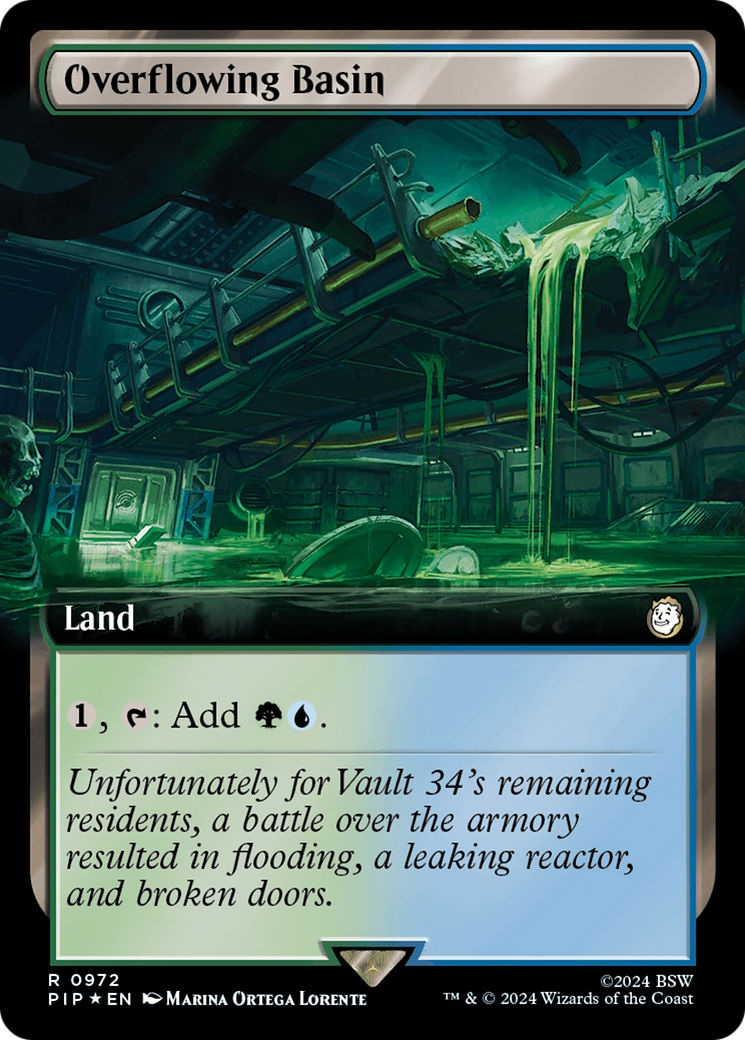 Overflowing Basin (Extended Art) (Surge Foil) [Fallout] | Black Swamp Games